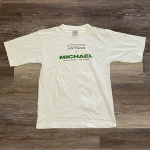 Vintage 90’s Michael Movie Promo T Shirt John Travolta Men’s Size Large